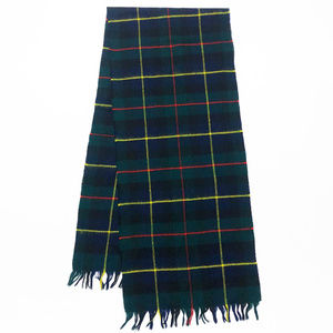 Peter Mac Arthur Vintage Wool Tartan Plaid Scarf